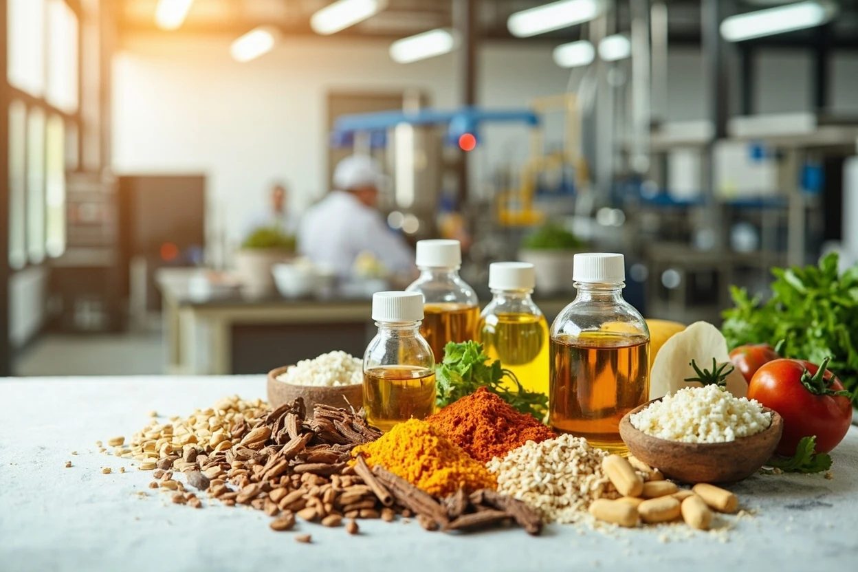 Modern food ingredients laboratory and production facility