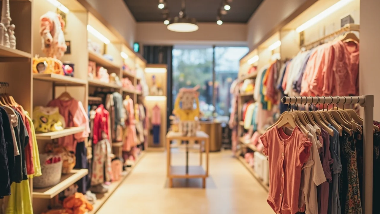 Kids & Baby Clothing industry infographic